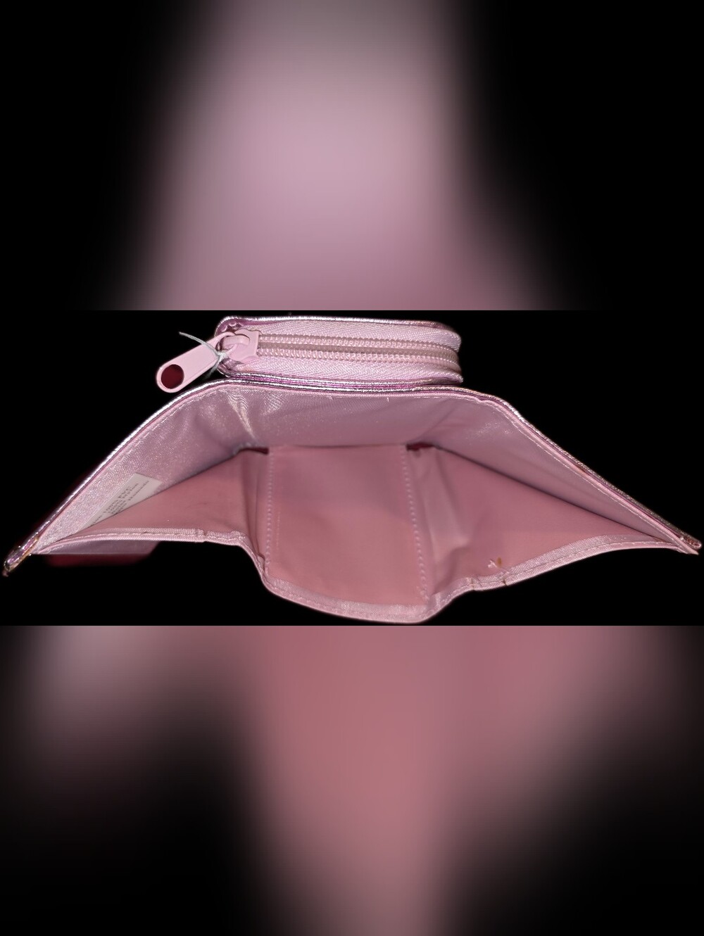 Metallic Pink Compact Wallet - Picture 4 of 4